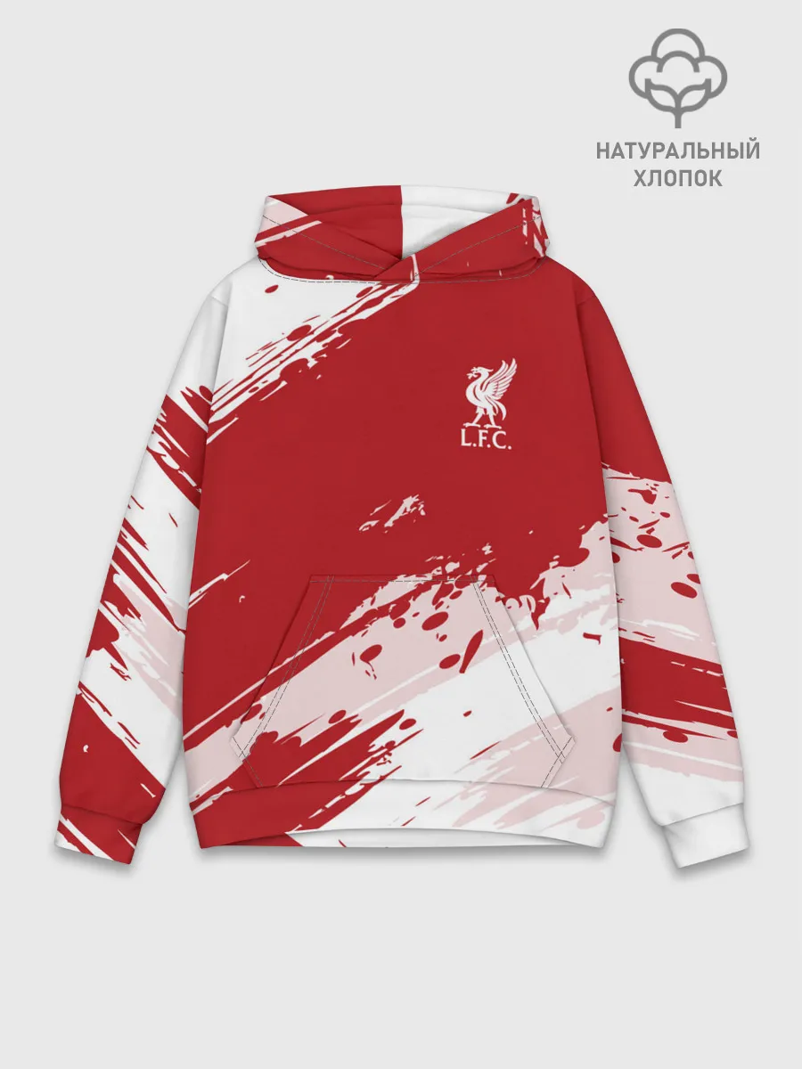Худи мужской база хлопок / Liverpool F.C.