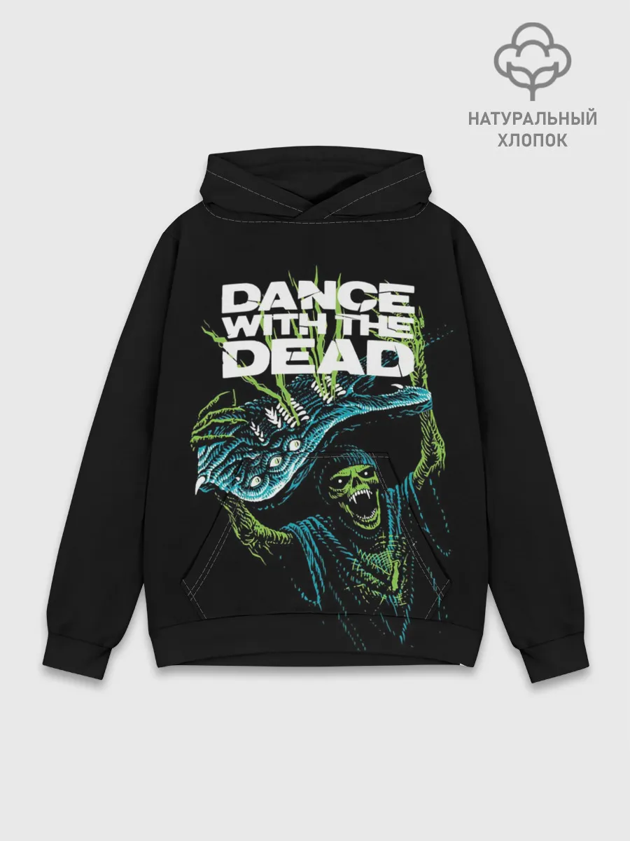 Худи мужской база хлопок / DANCE WITH THE DEAD