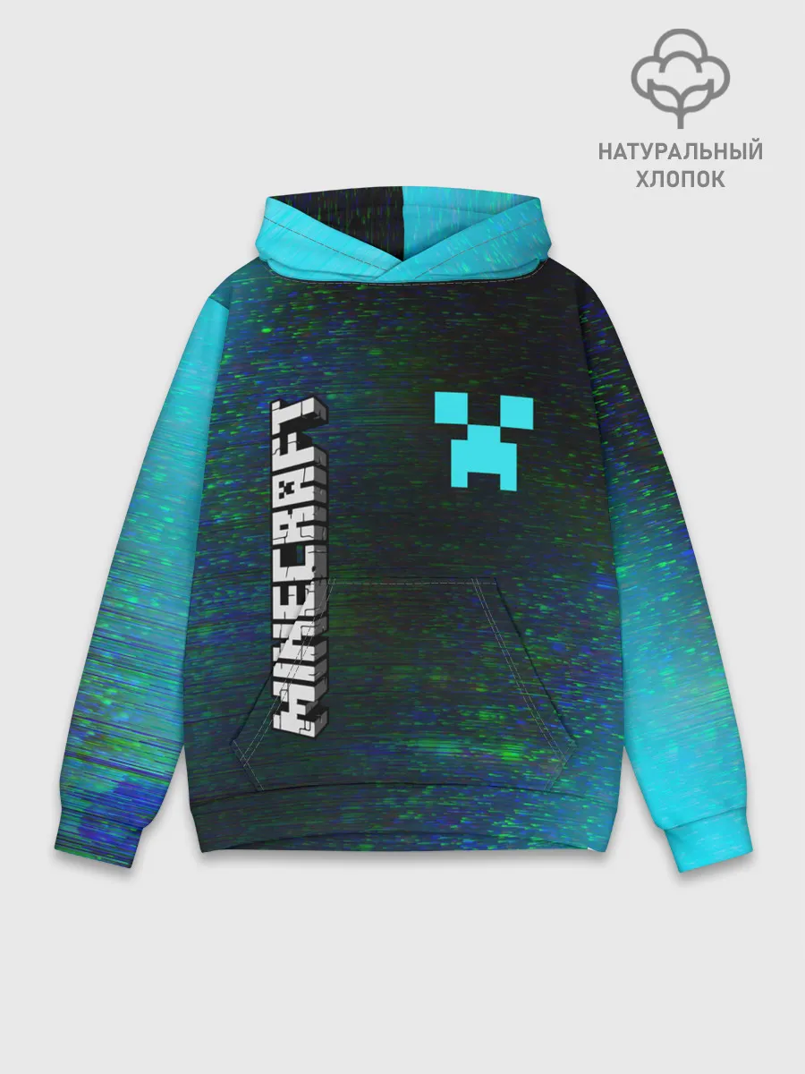 Худи мужской база хлопок / MINECRAFT / МАЙНКРАФТ