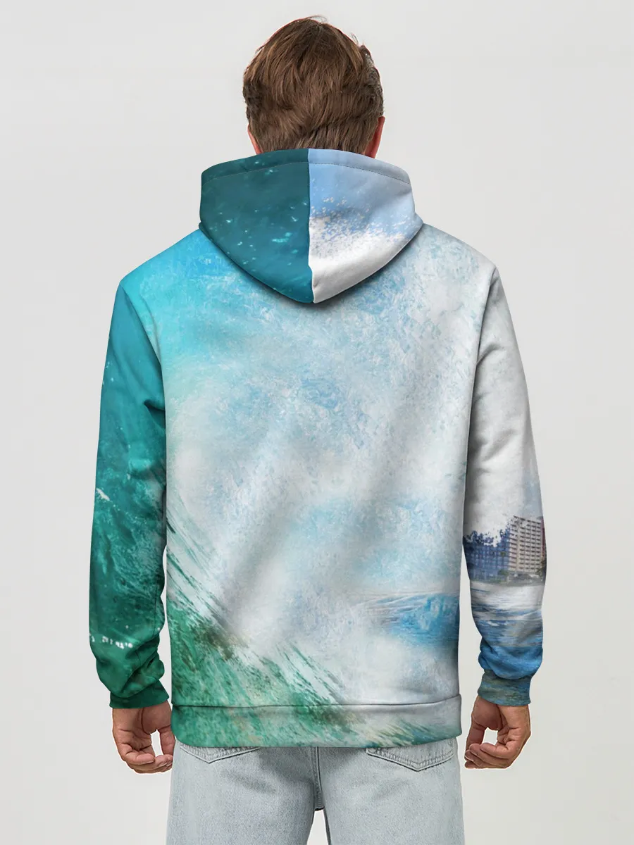 Худи мужской база хлопок / Тираннозавр REX | Серфинг