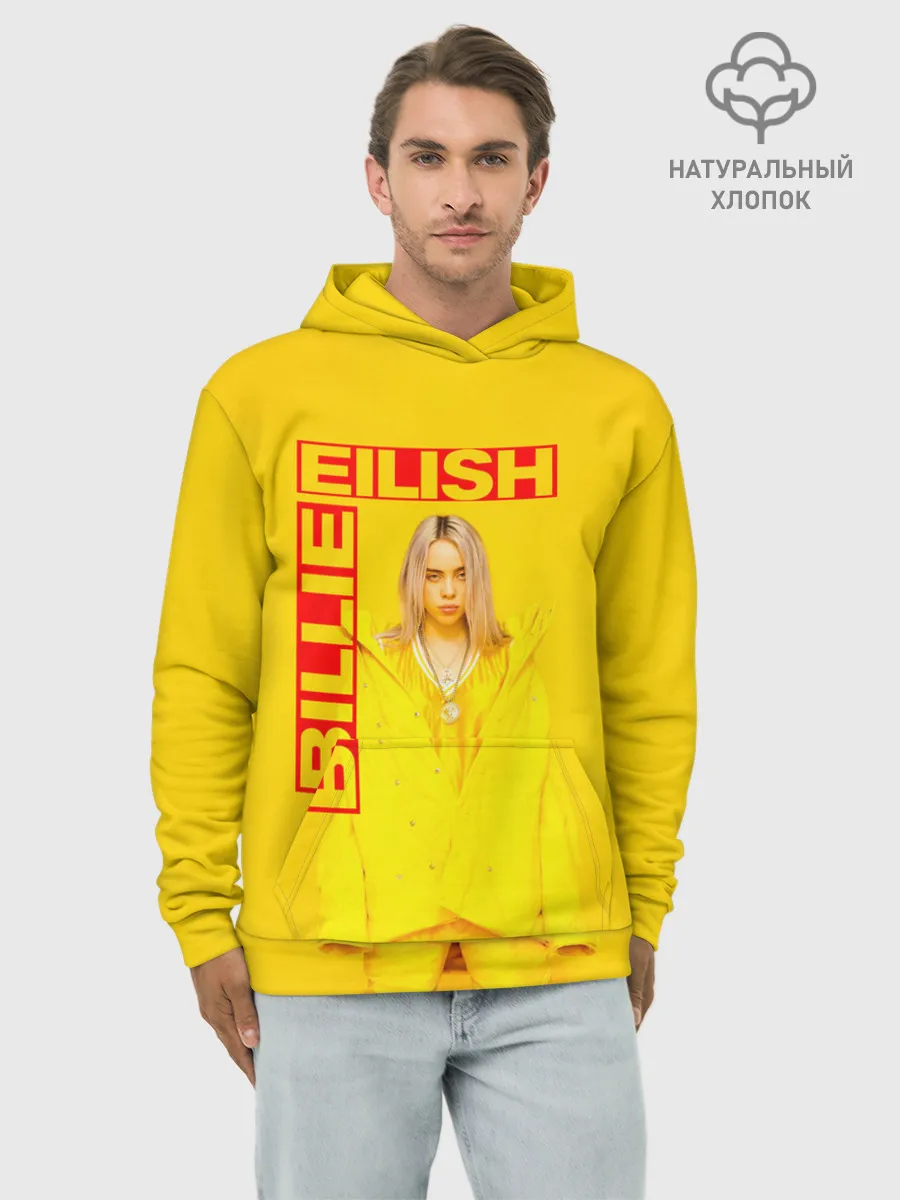 Худи мужской база хлопок / BILLIE EILISH