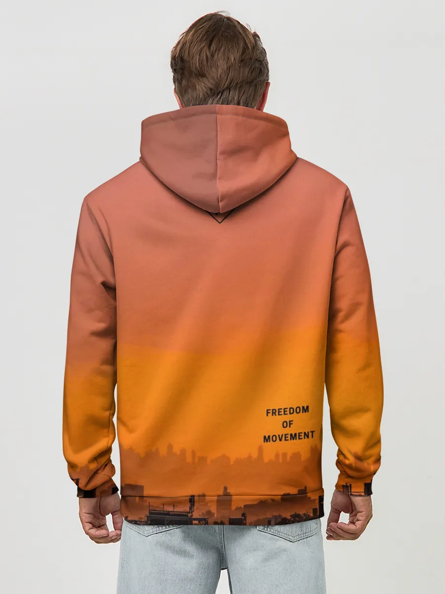 Худи мужской база хлопок / Street runner