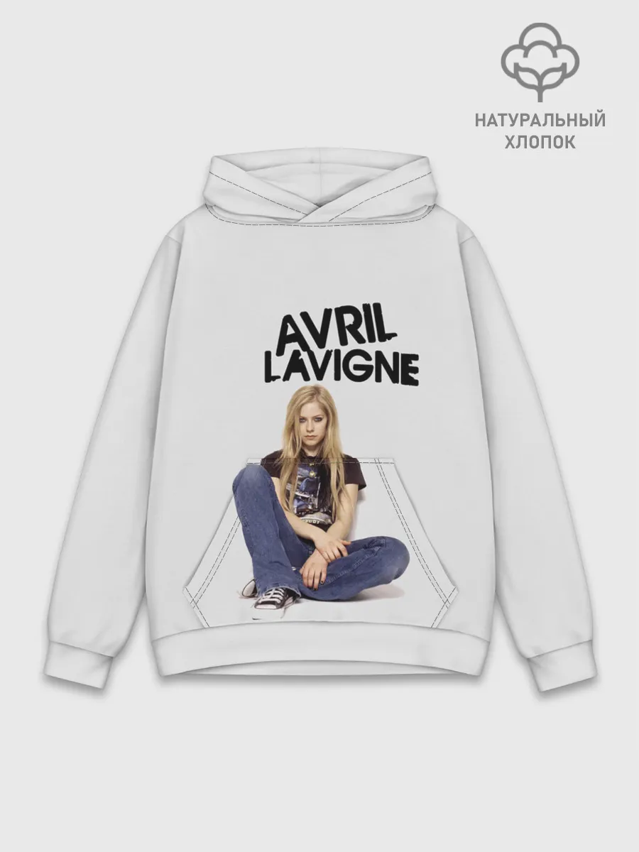 Худи мужской база хлопок / Аврил Лавин
