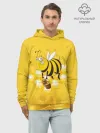 Худи мужской база хлопок / Лето. Пчелы. Мед