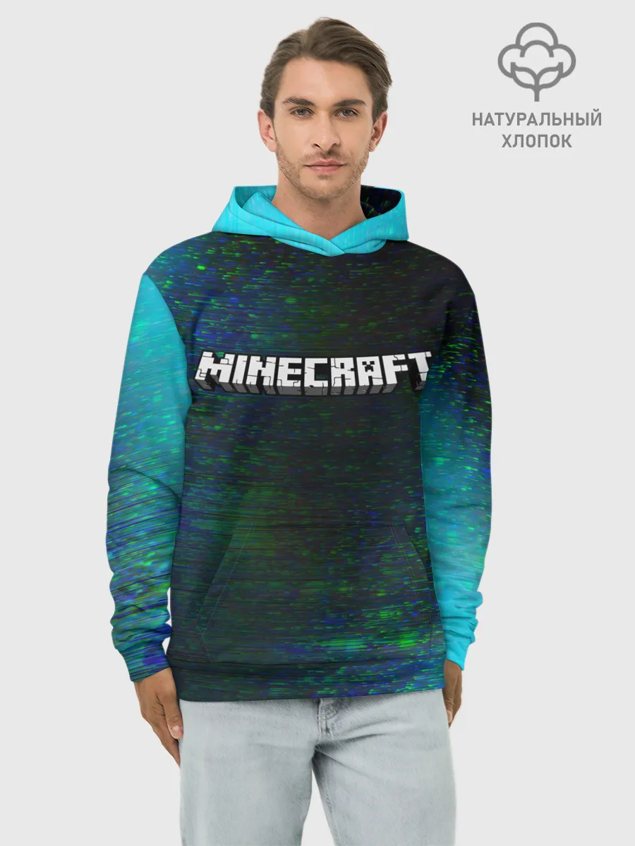 Худи мужской база хлопок / MINECRAFT / МАЙНКРАФТ