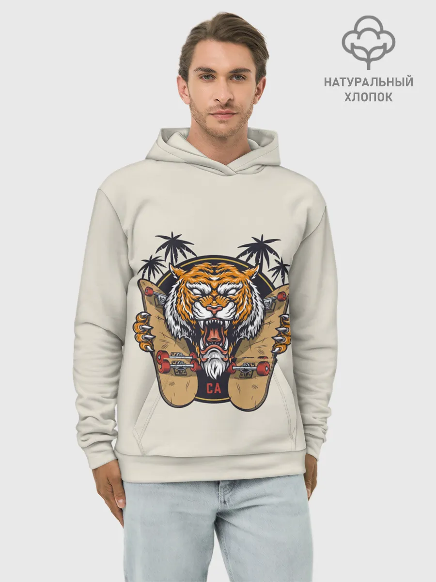 Худи мужской база хлопок / Скейтер