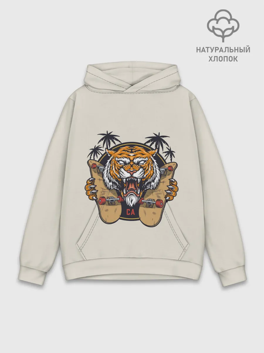 Худи мужской база хлопок / Скейтер