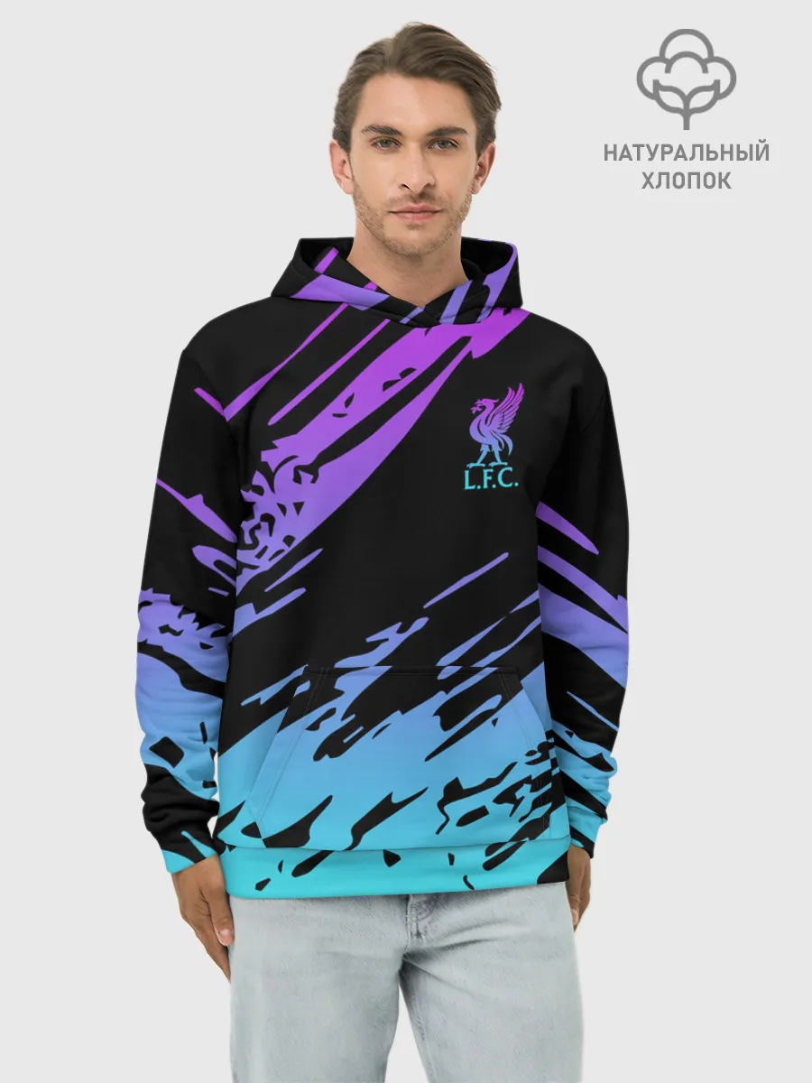 Худи мужской база хлопок / Liverpool F.C.