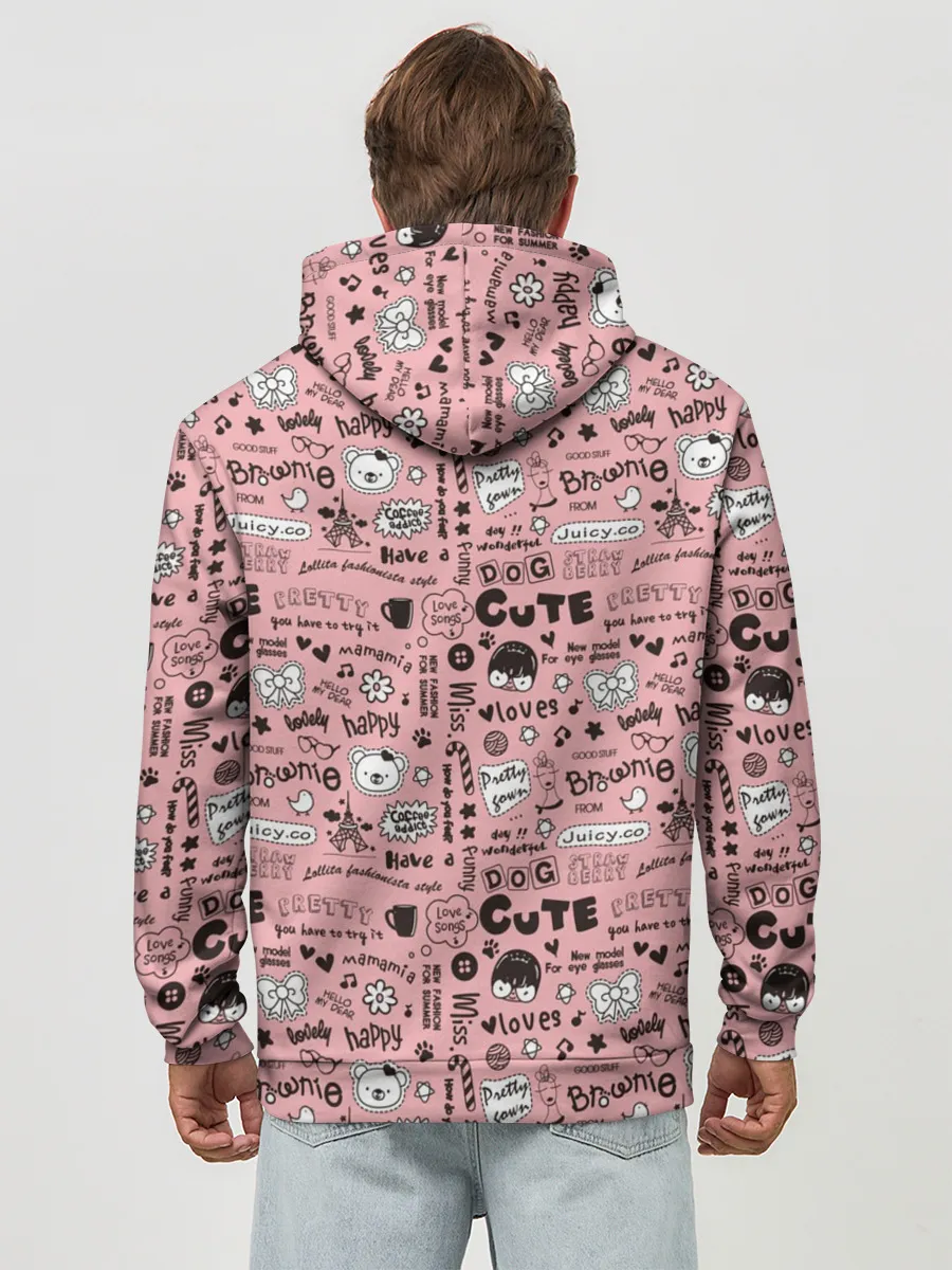 Худи мужской база хлопок / Loves Happy