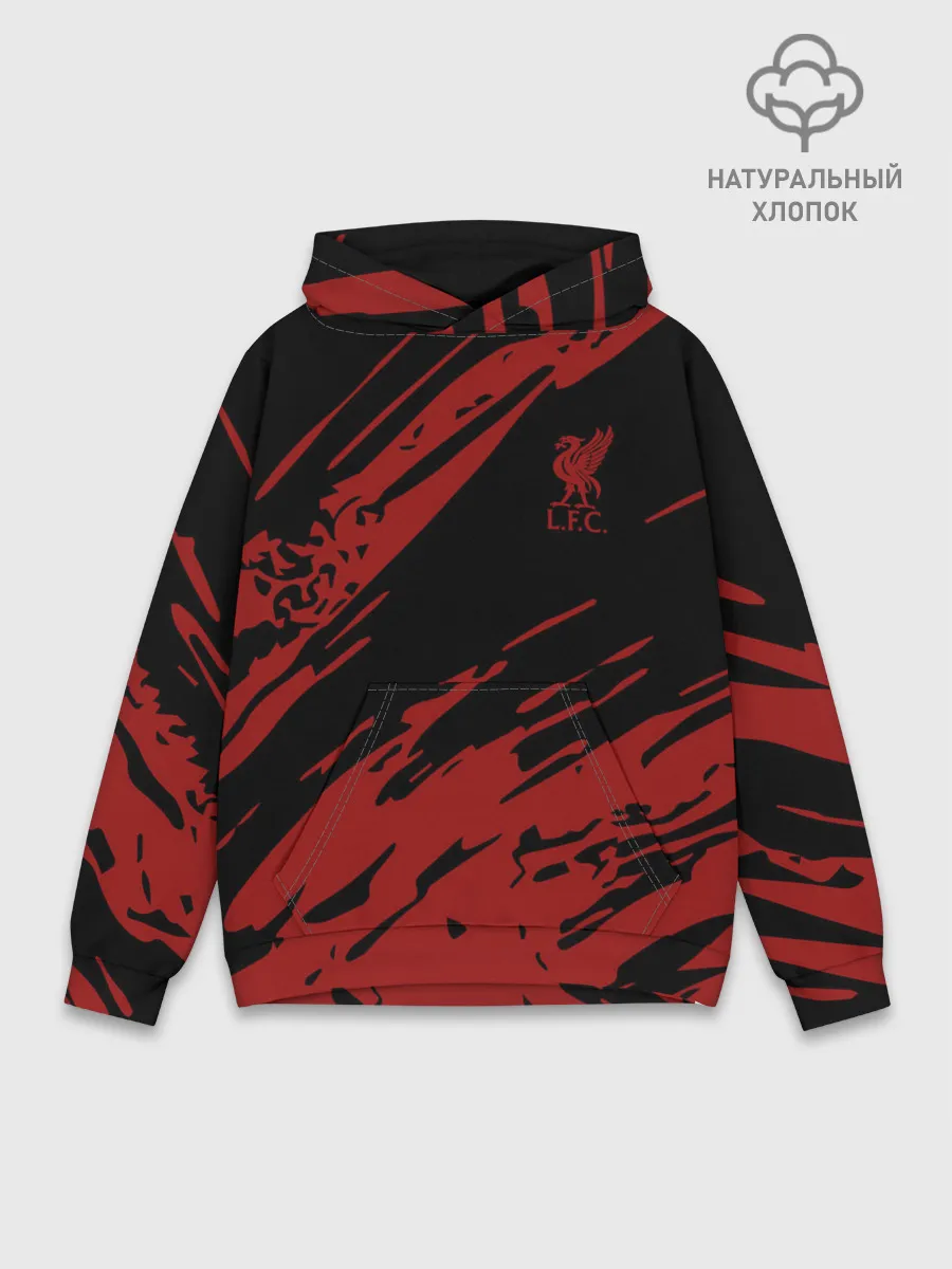 Худи мужской база хлопок / Liverpool F.C.
