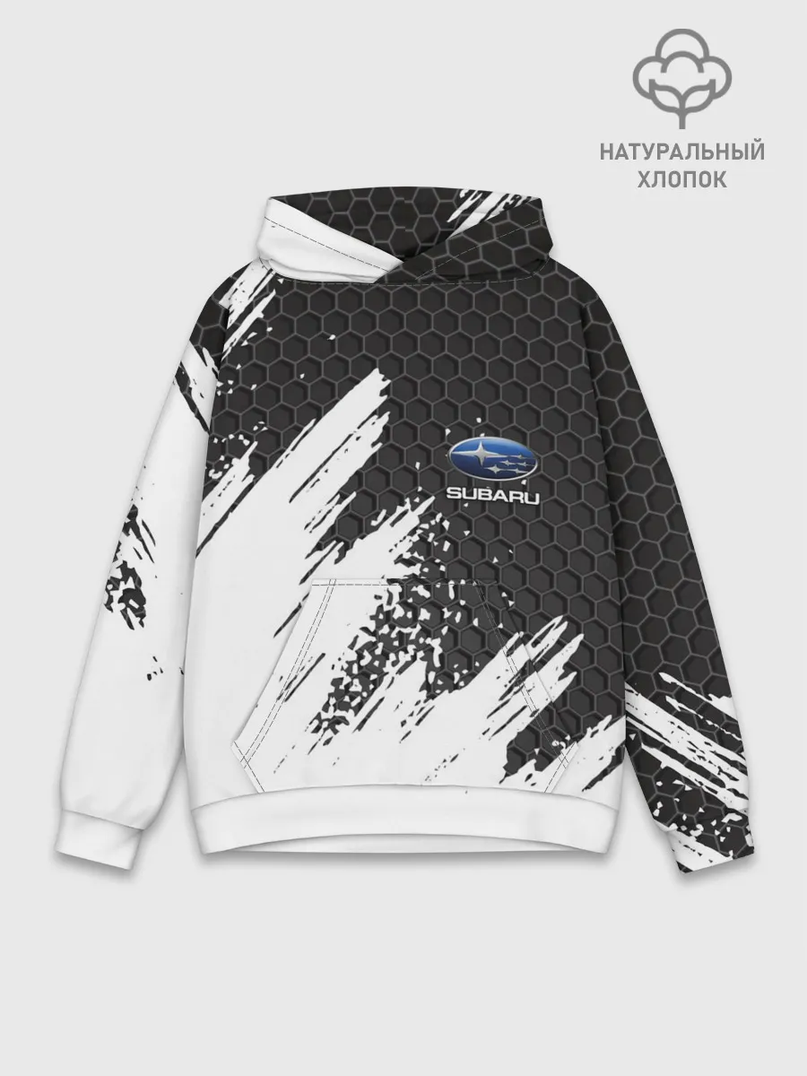 Худи мужской база хлопок / SUBARU