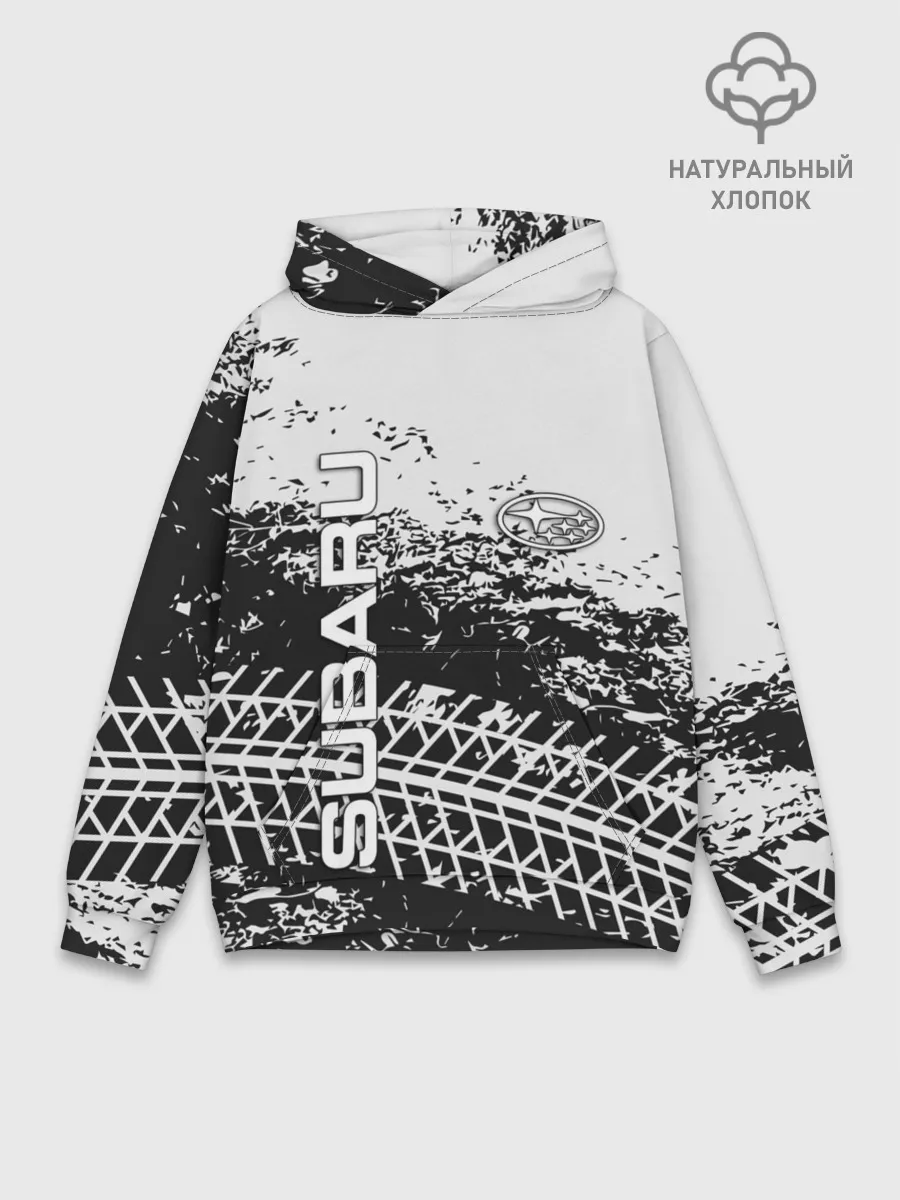 Худи мужской база хлопок / SUBARU