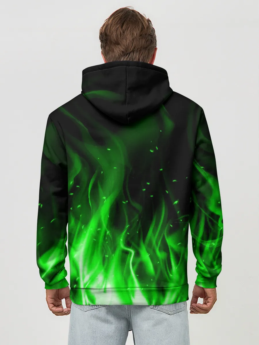 Худи мужской база хлопок / MINECRAFT