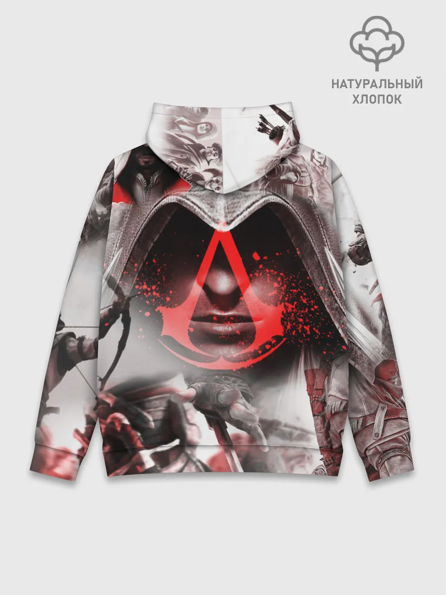 Худи мужской база хлопок / ASSASSINS CREED