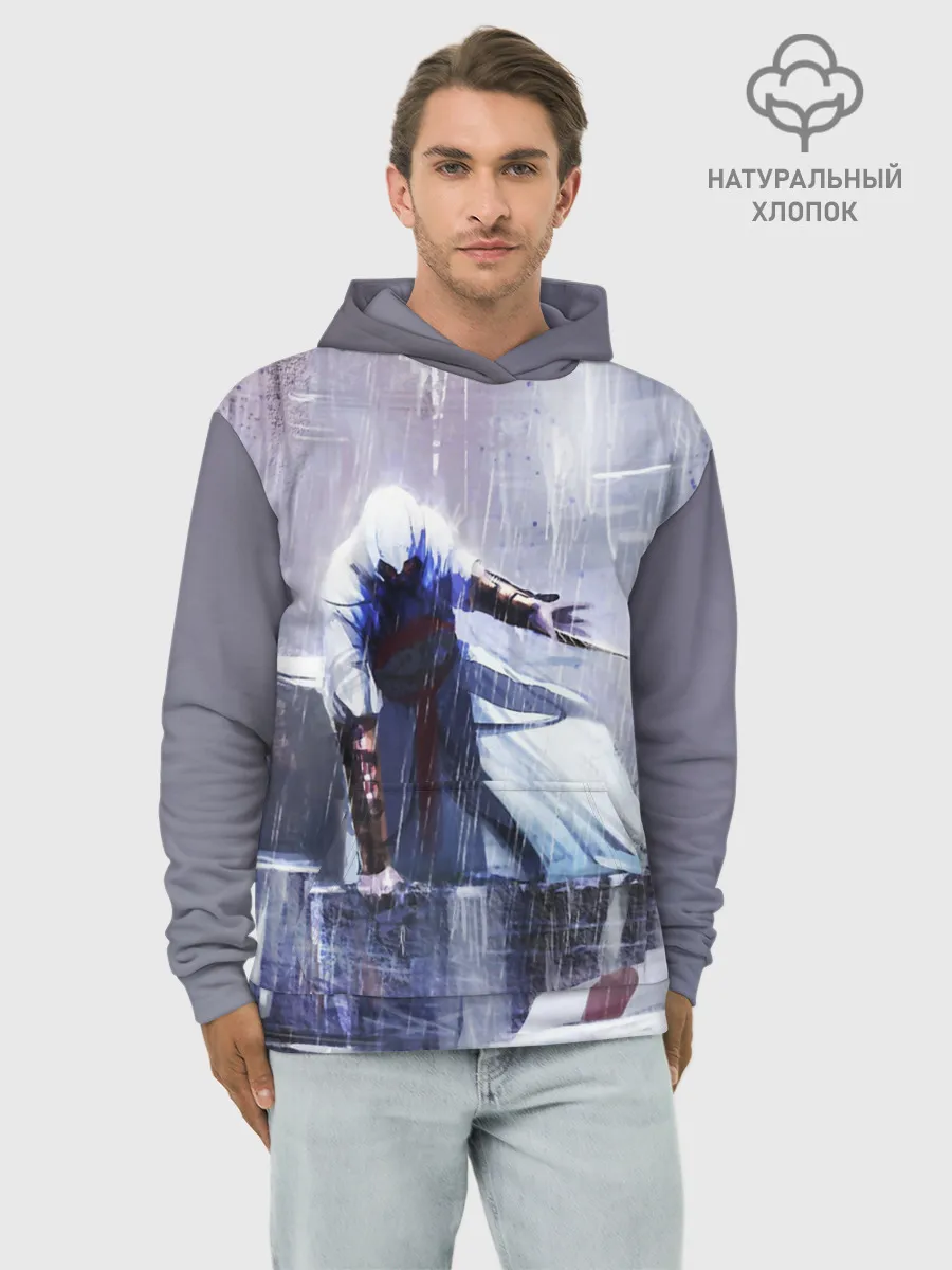 Худи мужской база хлопок / ASSASSINS CREED