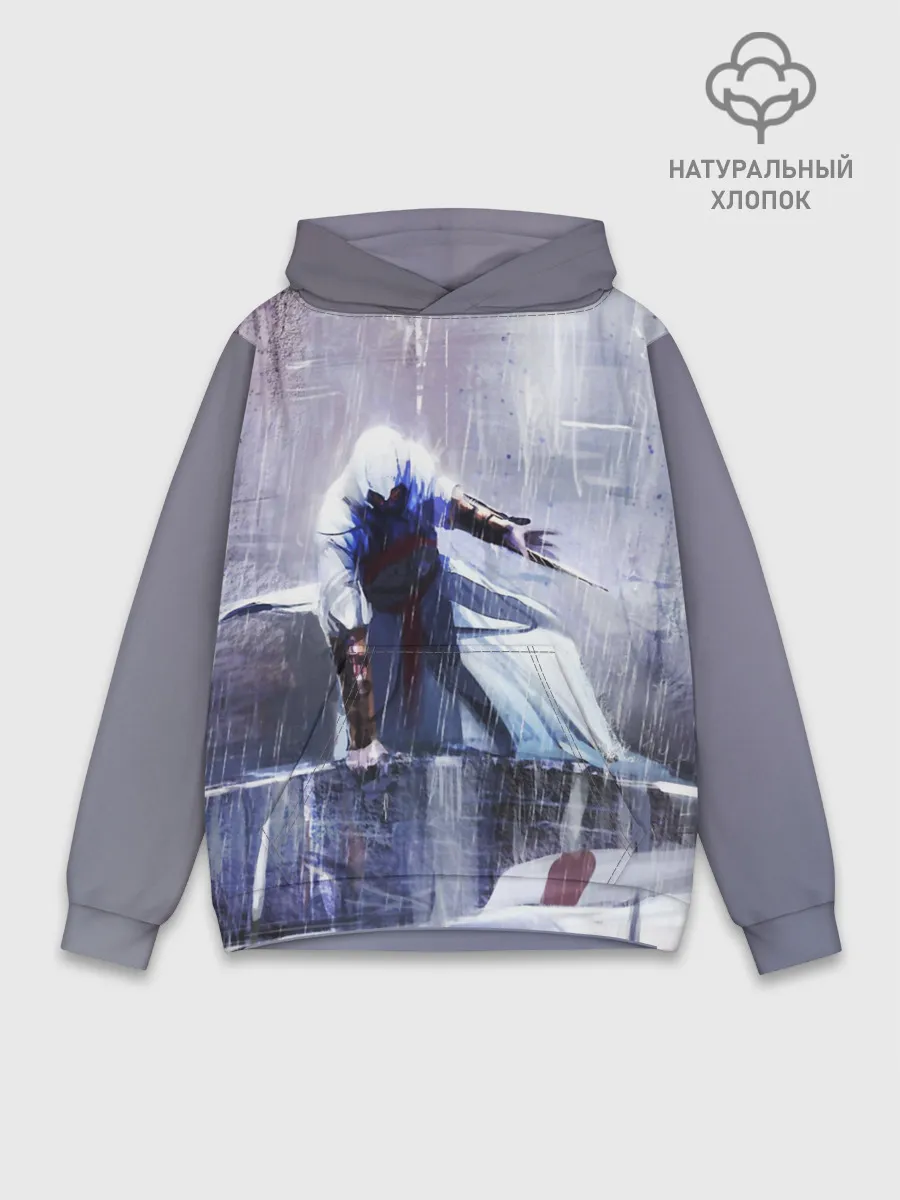 Худи мужской база хлопок / ASSASSINS CREED