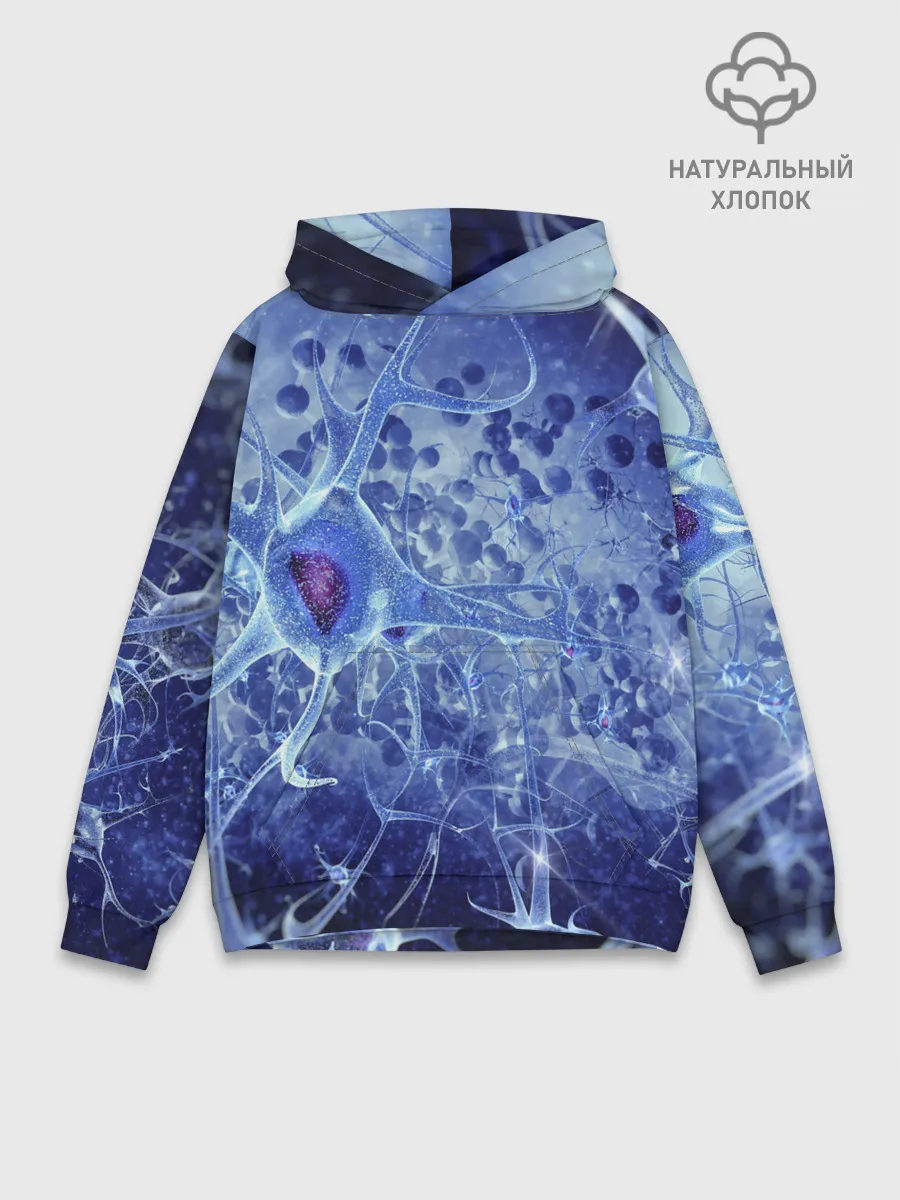 Худи мужской база хлопок / ВИРУС