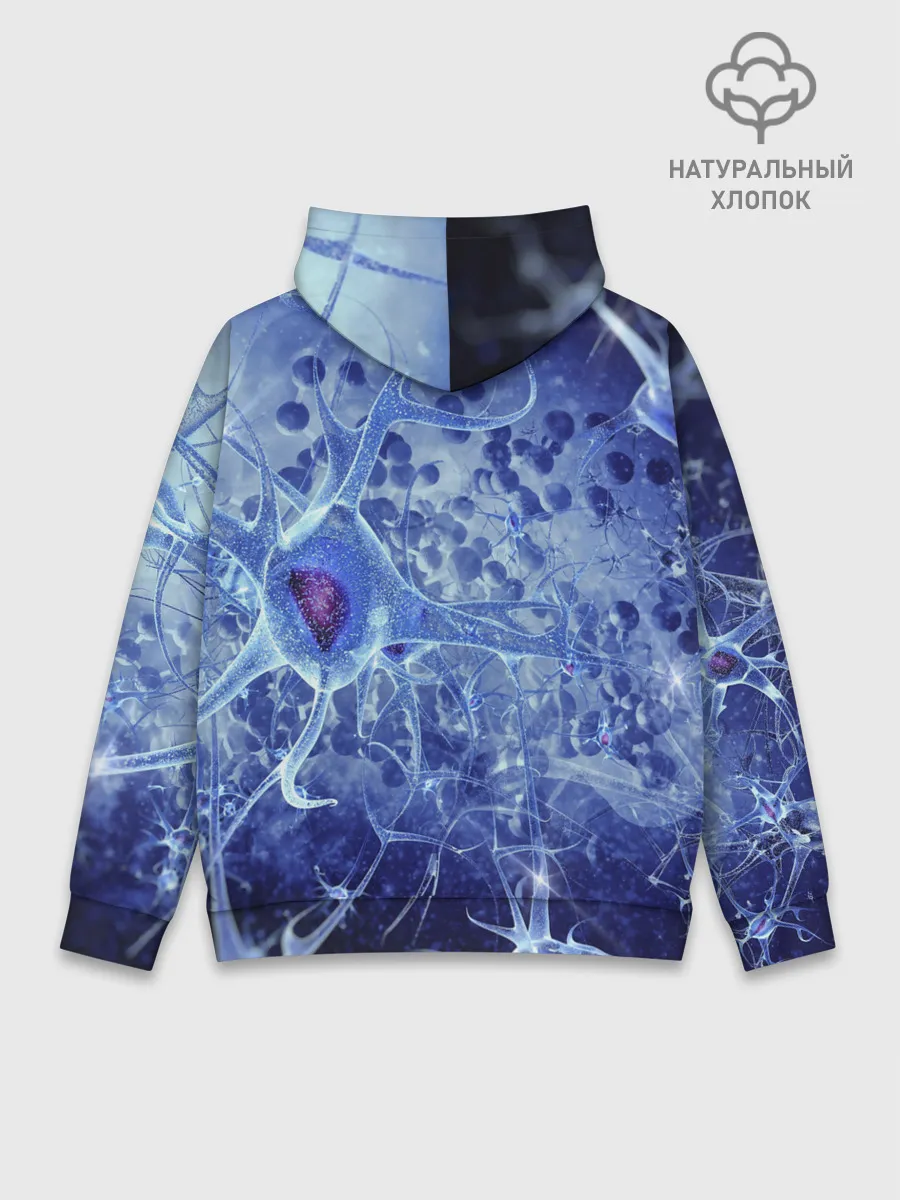 Худи мужской база хлопок / ВИРУС