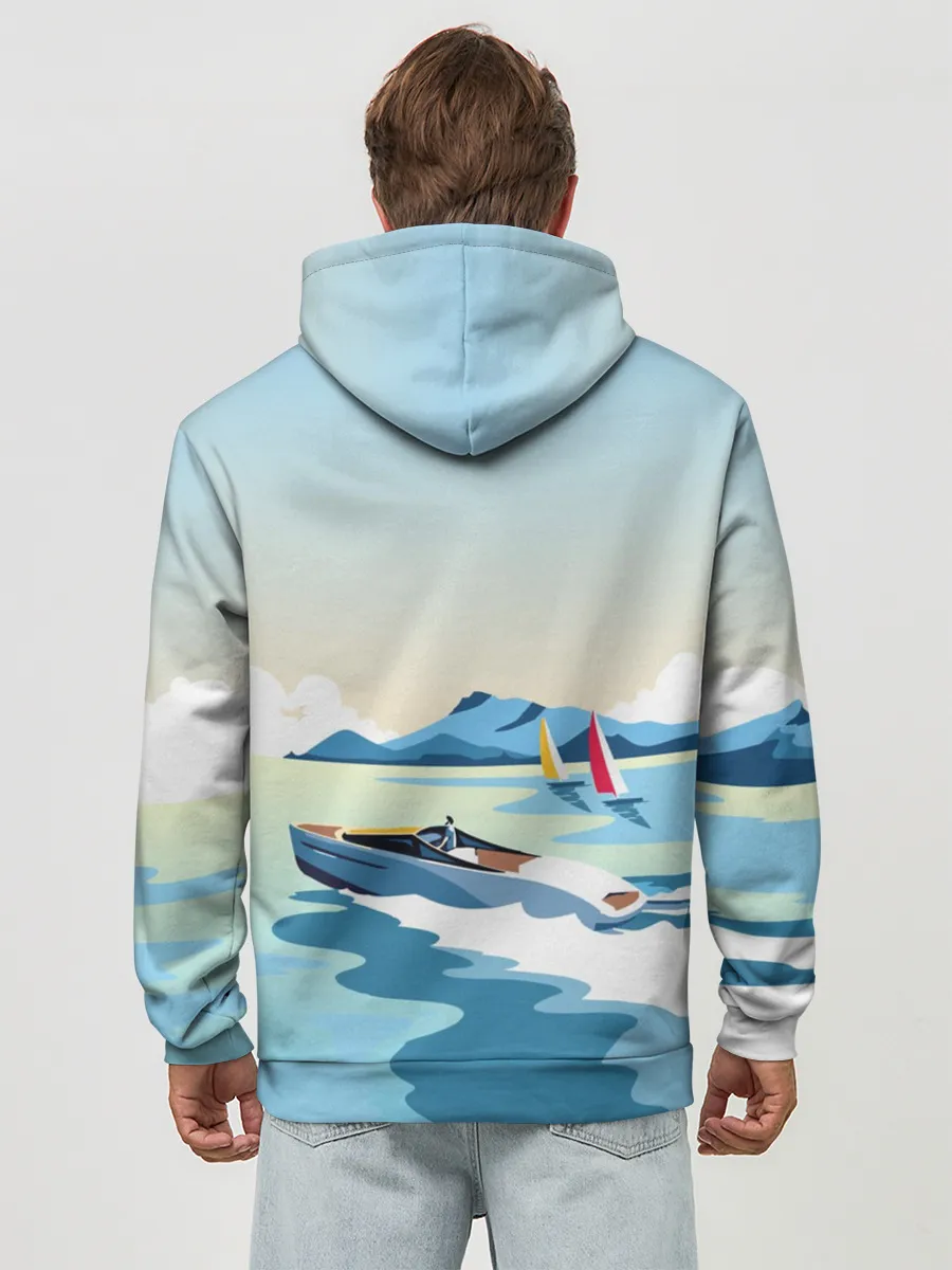 Худи мужской база хлопок / Лето