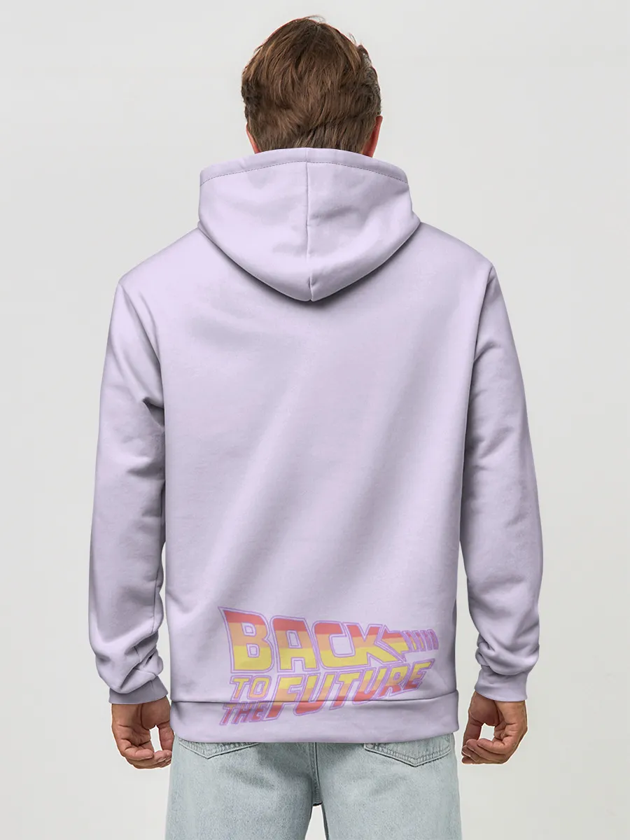 Худи мужской база хлопок / Назад в будущее