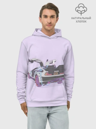 Худи мужской база хлопок / Назад в будущее