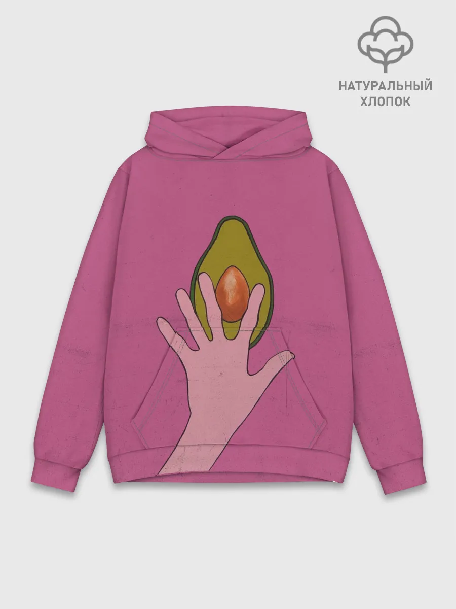 Худи мужской база хлопок / avocado