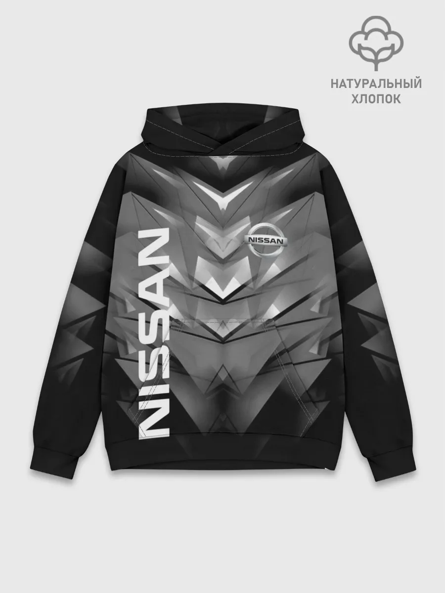 Худи мужской база хлопок / NISSAN.