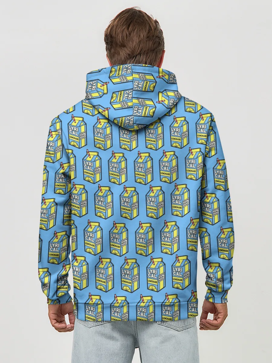 Худи мужской база хлопок / Lyrical Lemonade Pattern