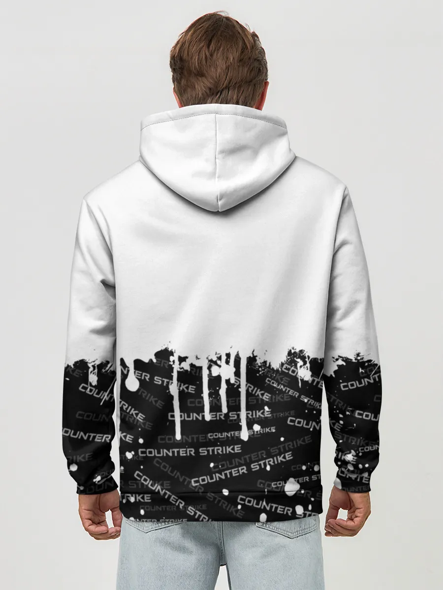 Худи мужской база хлопок / COUNTER STRIKE