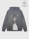 Худи мужской база хлопок / Catgirl sadness