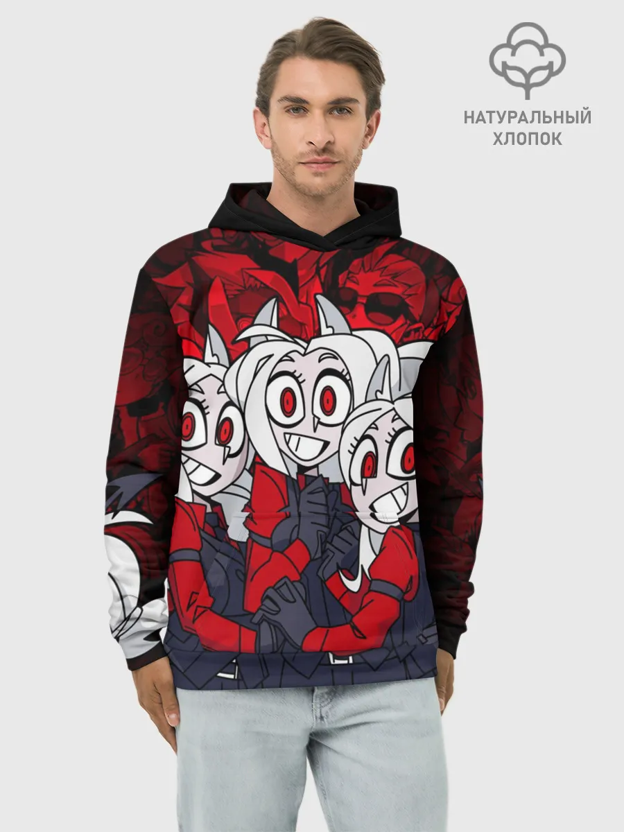 Худи мужской база хлопок / HELLTAKER CERBERUS