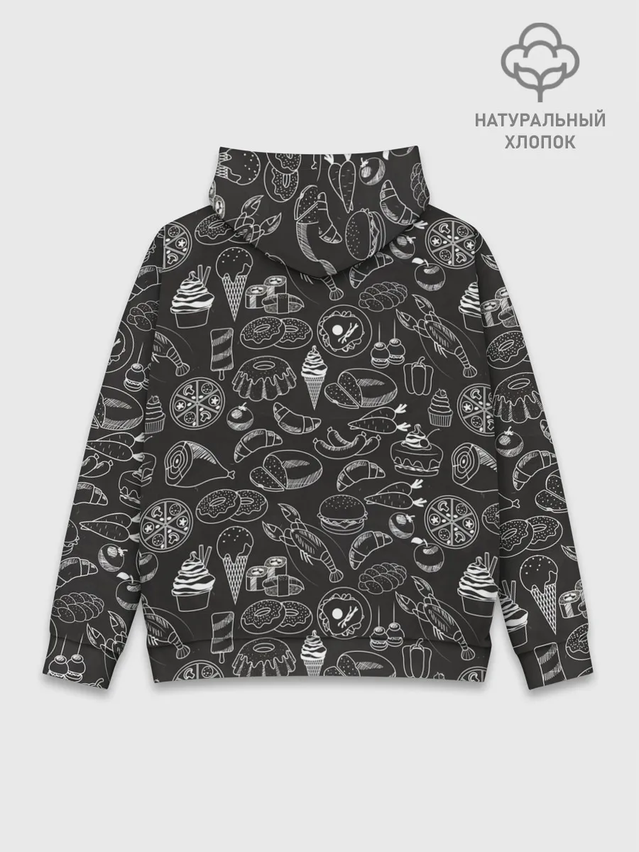 Худи мужской база хлопок / еда