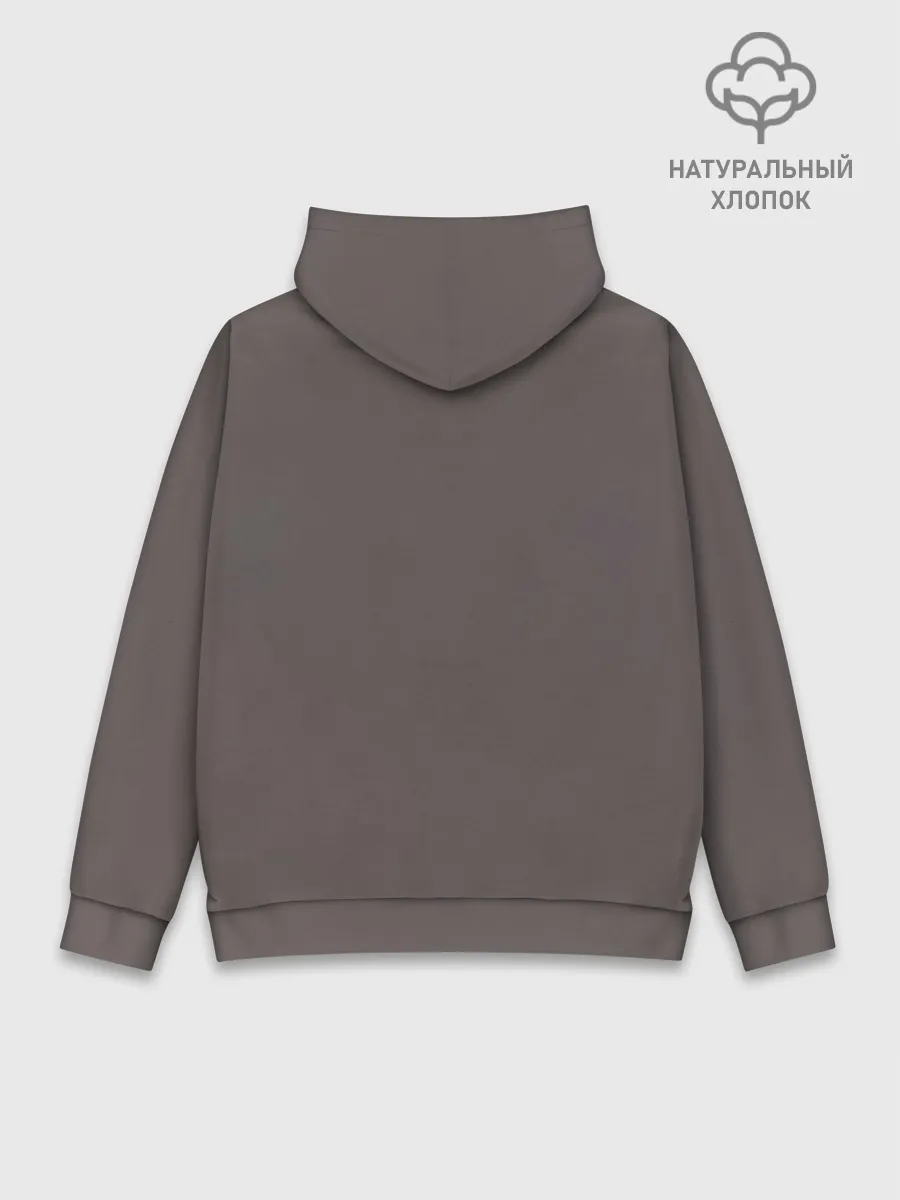 Худи мужской база хлопок / Cerberus с сердечками Helltaker