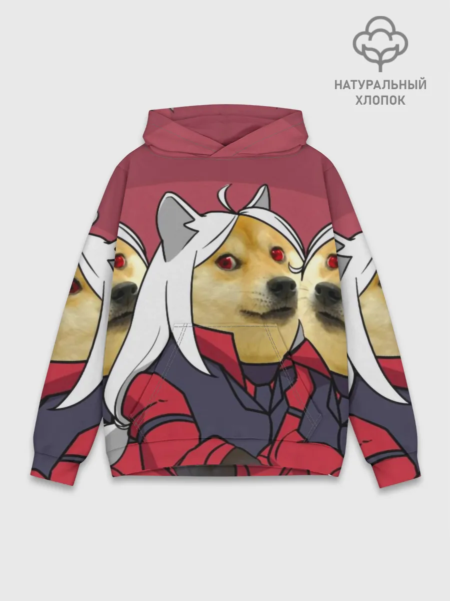 Худи мужской база хлопок / ХЕЛЛТЕЙКЕР ДОГГО