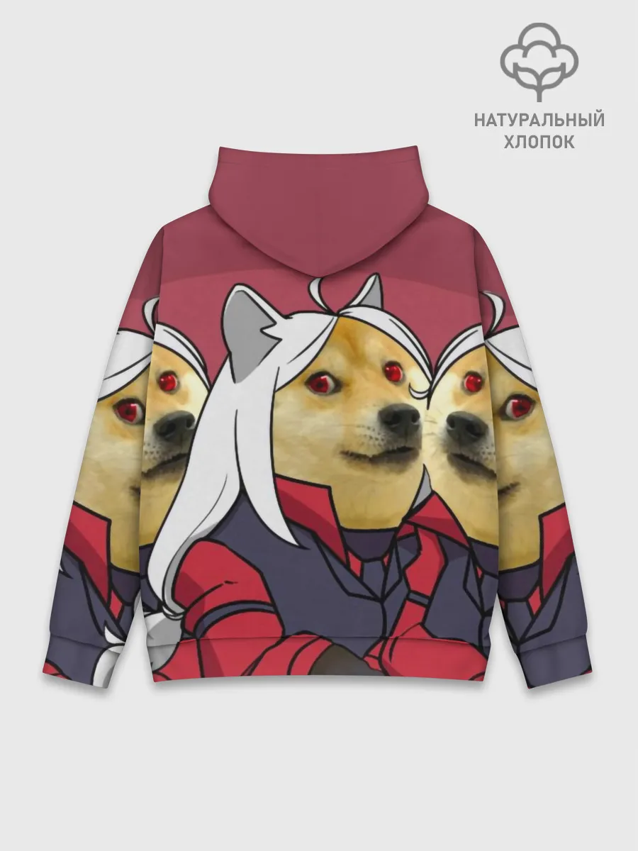 Худи мужской база хлопок / ХЕЛЛТЕЙКЕР ДОГГО