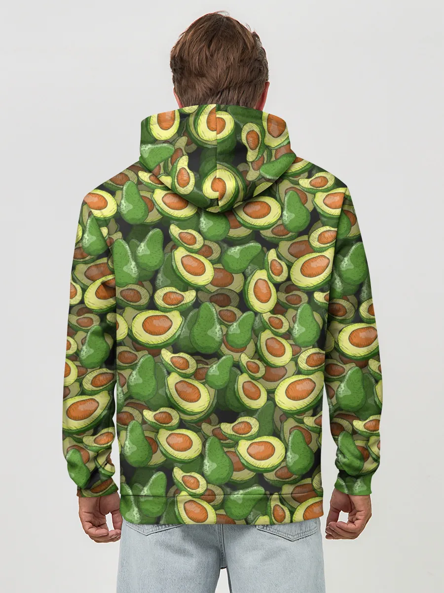 Худи мужской база хлопок / avocado