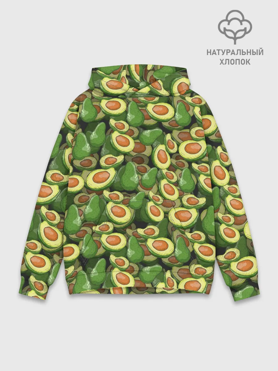 Худи мужской база хлопок / avocado