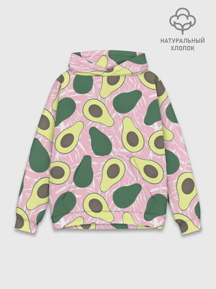 Худи мужской база хлопок / avocado