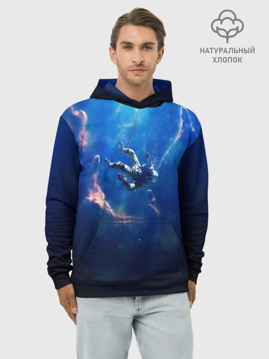 Худи мужской база хлопок / ПАДЕНИЕ В БЕЗДНУ