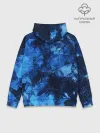 Худи мужской база хлопок / Blue Abstraction