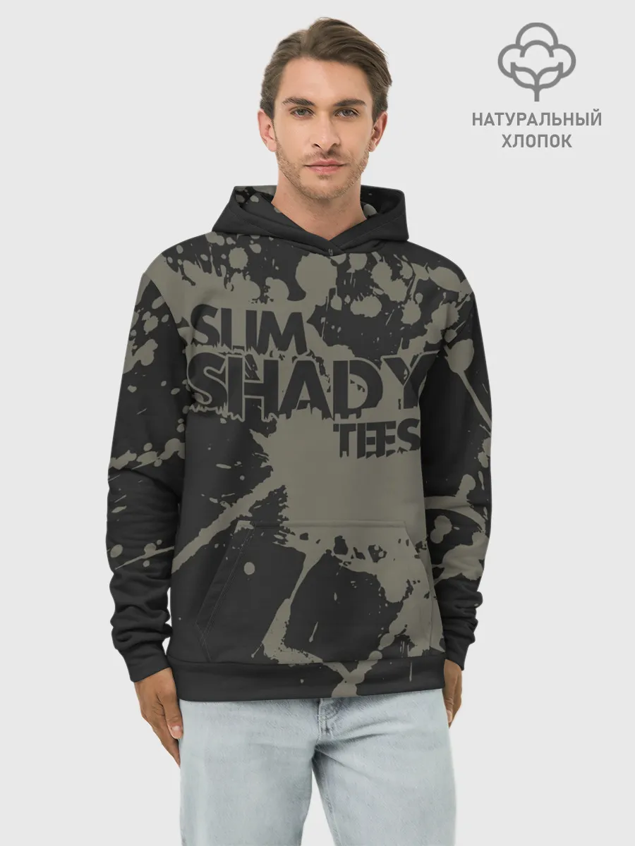 Худи мужской база хлопок / Slim Shady