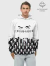 Худи мужской база хлопок / BILLIE EILISH GLITCH