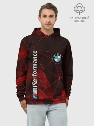 Худи мужской база хлопок / BMW