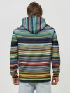 Худи мужской база хлопок / РАзноцыетные линии полосы хаос