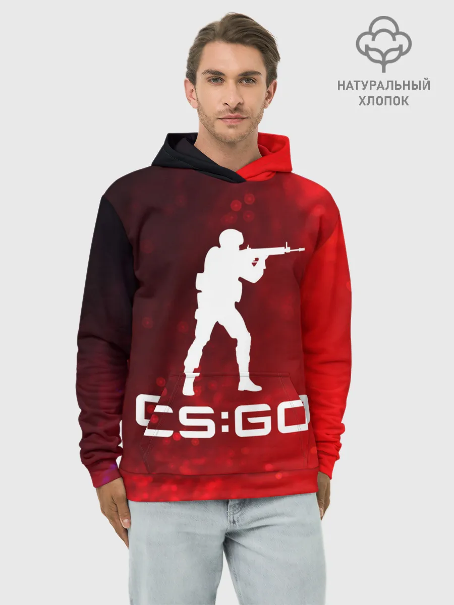Худи мужской база хлопок / CS GO | КС ГО
