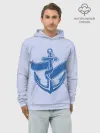 Худи мужской база хлопок / Якорь