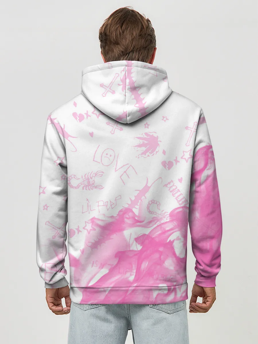 Худи мужской база хлопок / LIL PEEP / ЛИЛ ПИП