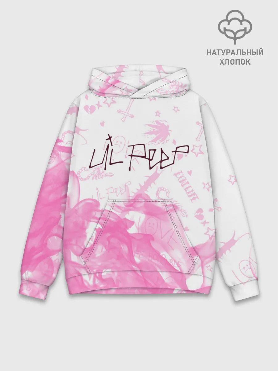 Худи мужской база хлопок / LIL PEEP / ЛИЛ ПИП