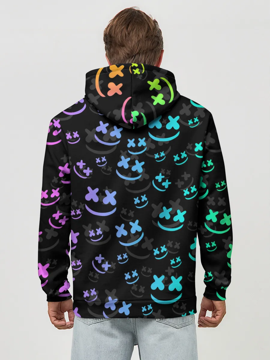 Худи мужской база хлопок / FORTNITE | MARSHMELLO