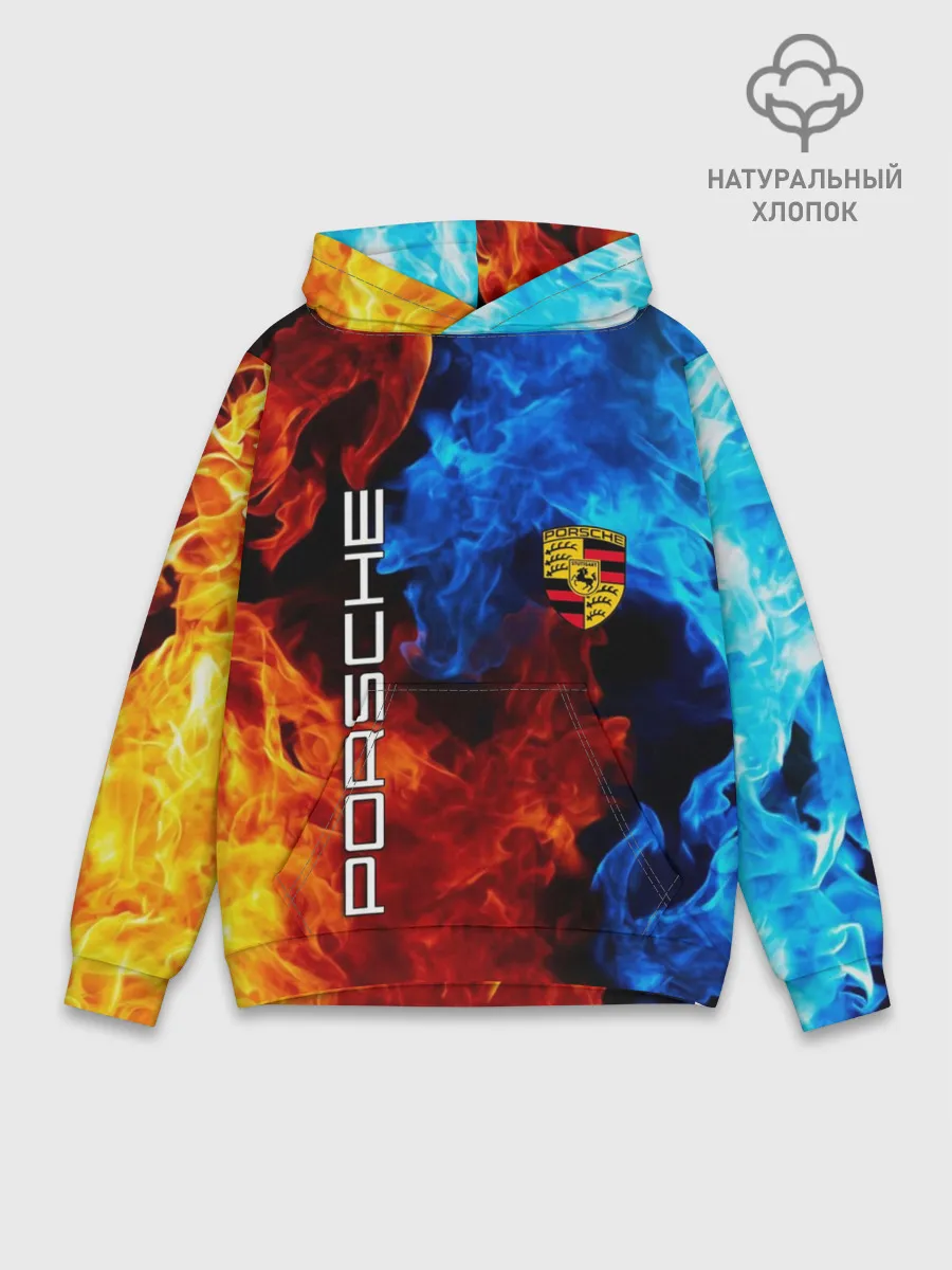 Худи мужской база хлопок / PORSCHE